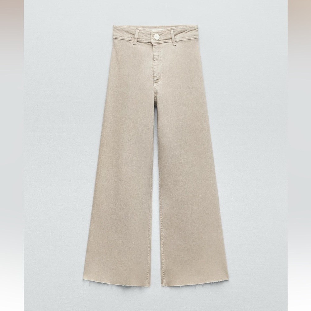 Zara marine straight wide leg Jean